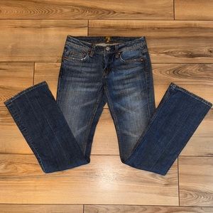 7 for All Mankind Low-Rise Bootcut Jeans